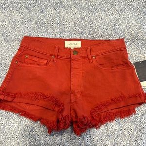 The Great Blue Denim Orange shorts size 26